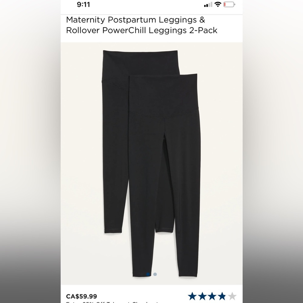 2 PAIRS Xl maternity